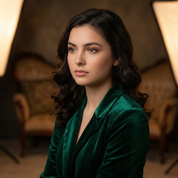 Пример генерации AI Художника — профессиональный портрет